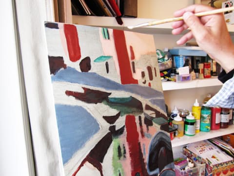 Cours de peinture à l’Atelier du Mérac